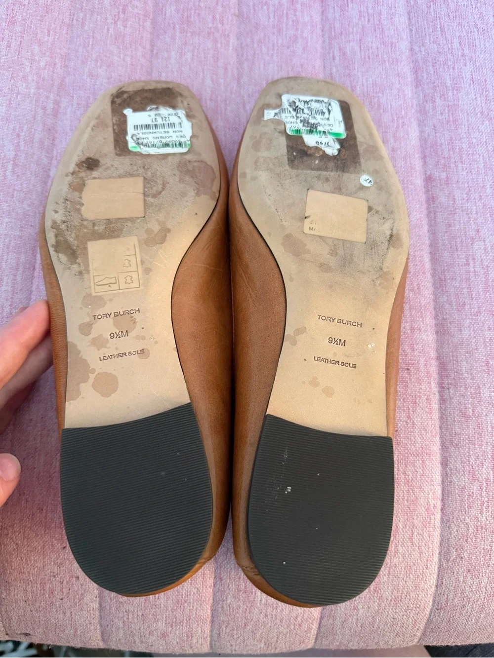 Tory Burch Woven Loafers with Basketweave Design